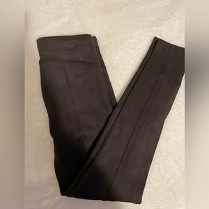 Spanx faux Suede leggings brown